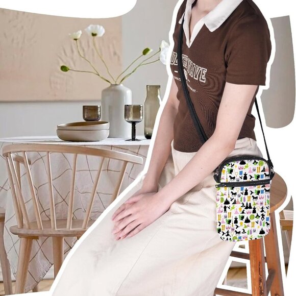 Musical Theatre Lover Merchandise Witch Good and Bad Witch Crossbody Bag Good Wi - Picture 7 of 7